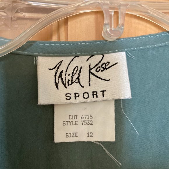 Vintage Women's teal dress. Fits modern size 8-10 - Picture 6 of 8